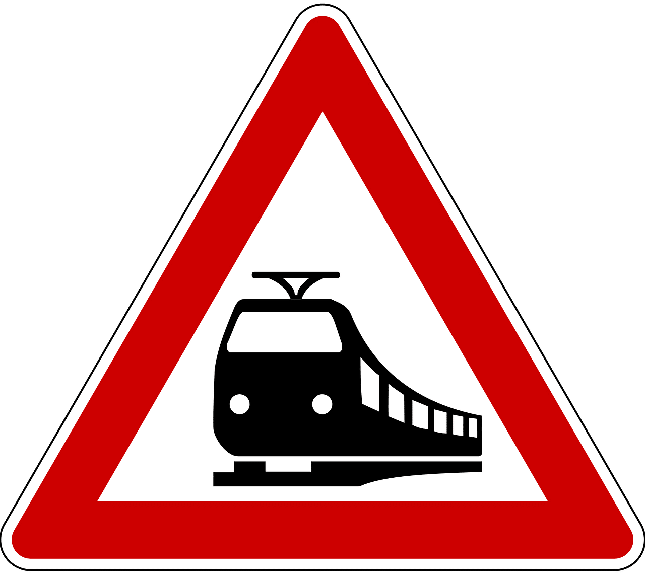 Bahnübergangszeichen