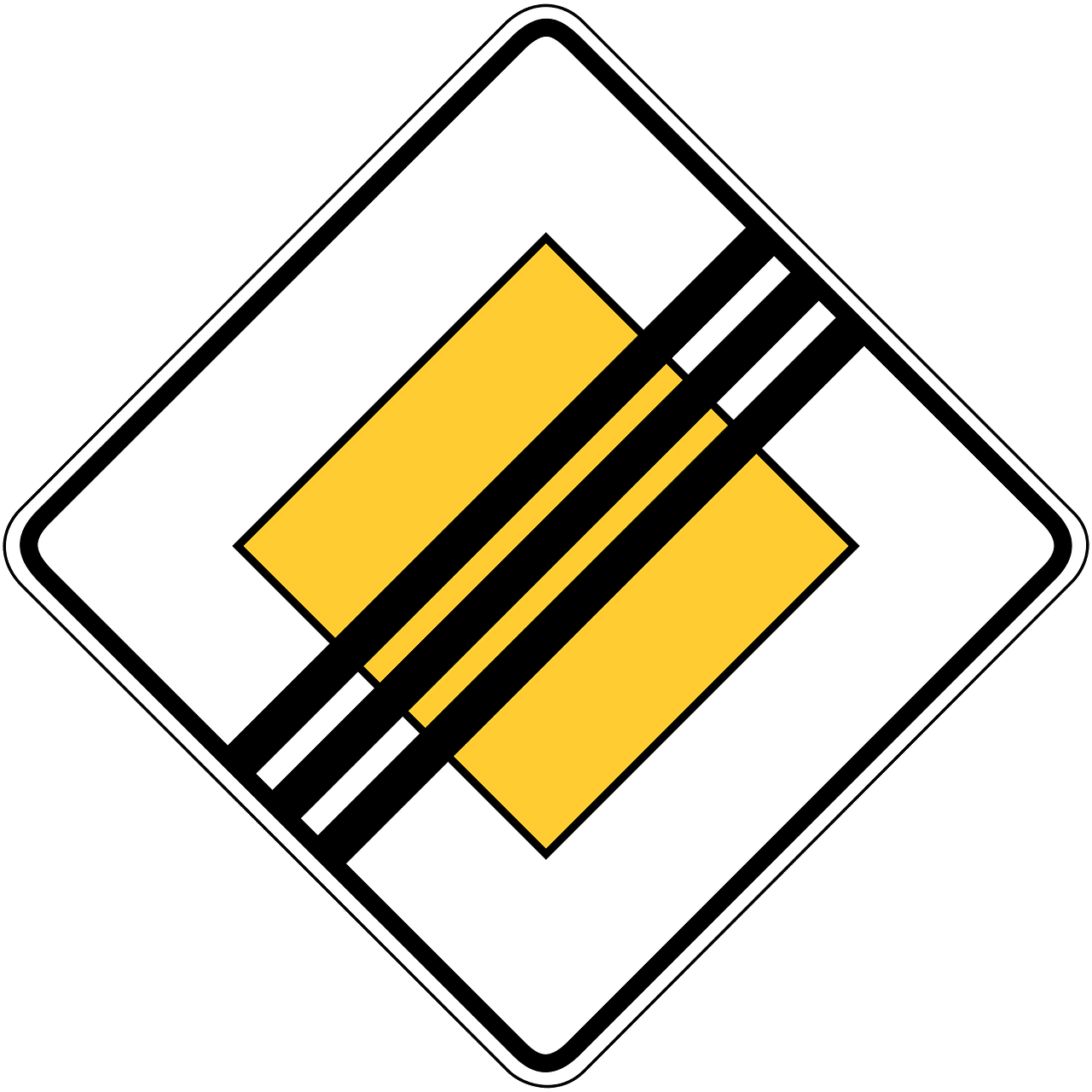 Ende der Vorfahrtsstraße