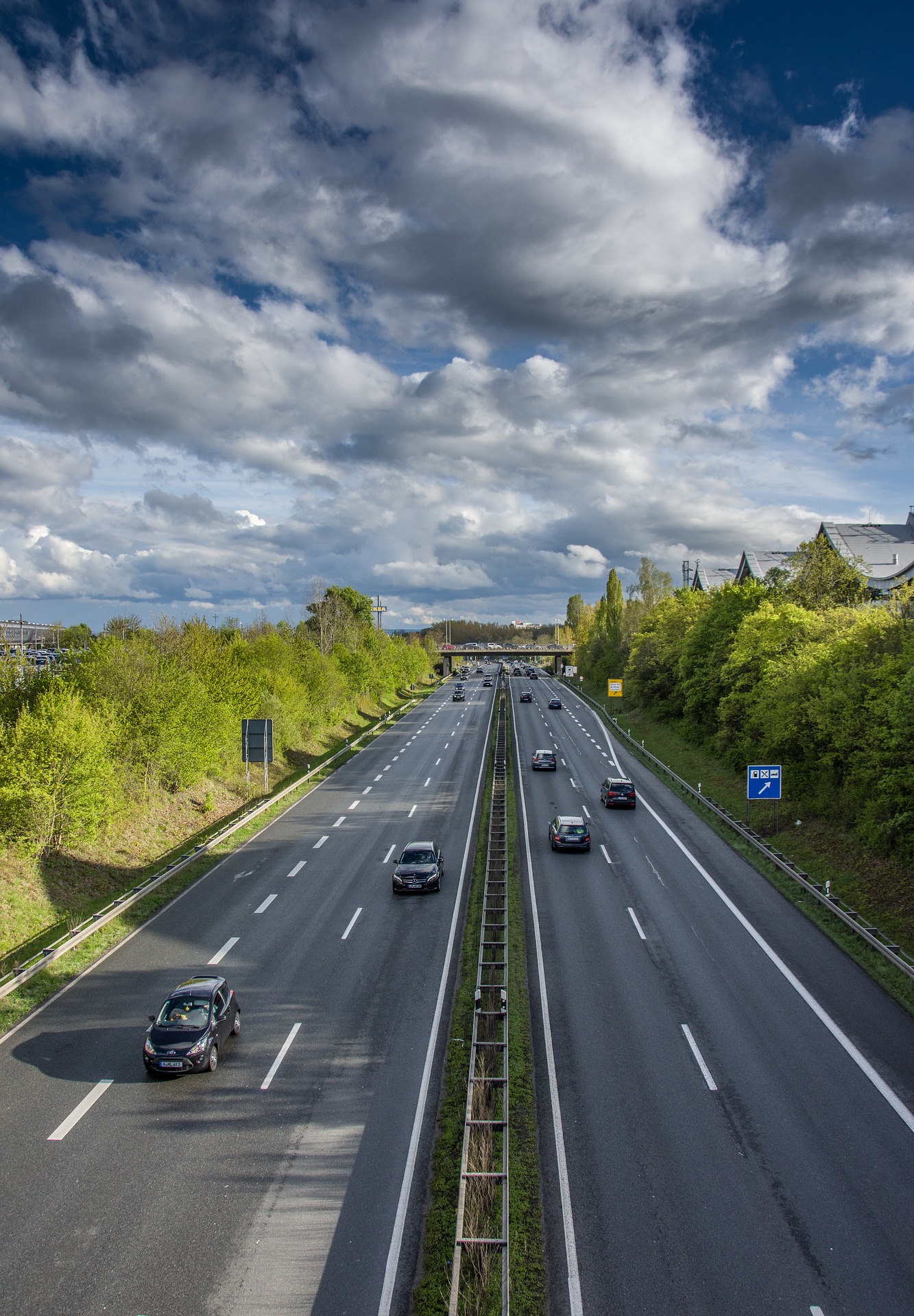 Blitzer auf der Autobahn