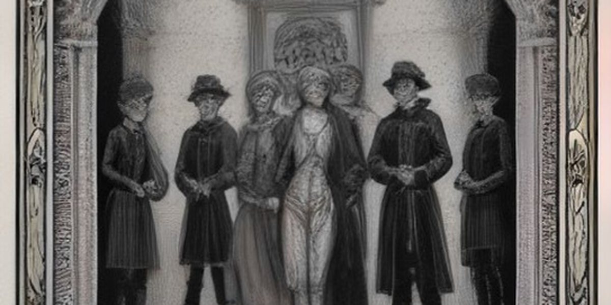 Historische Lithografie im Stil der 1920er Jahre: Deutsche und internationale Passdokumente auf einem Berliner Anwaltsschreibtisch.