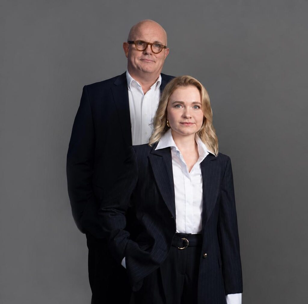 Yulia Shmeleva-Kurz und Johannes von Rüden im International Desk