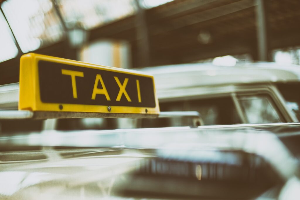 Prsonenbeförderung mit Taxi