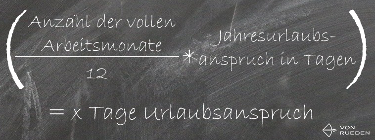 Urlaubsanspruch berechnen