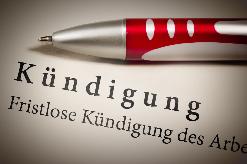 Fristlose Kündigung und Kündigungsschutzklage