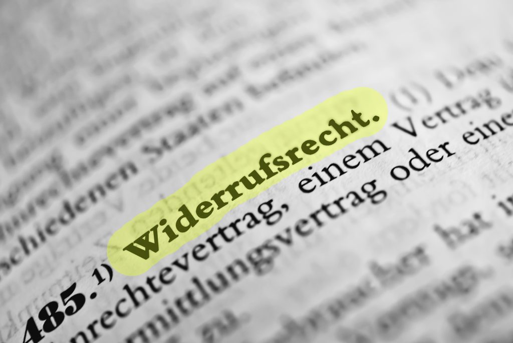 Aufhebungsvertrag widerrufen