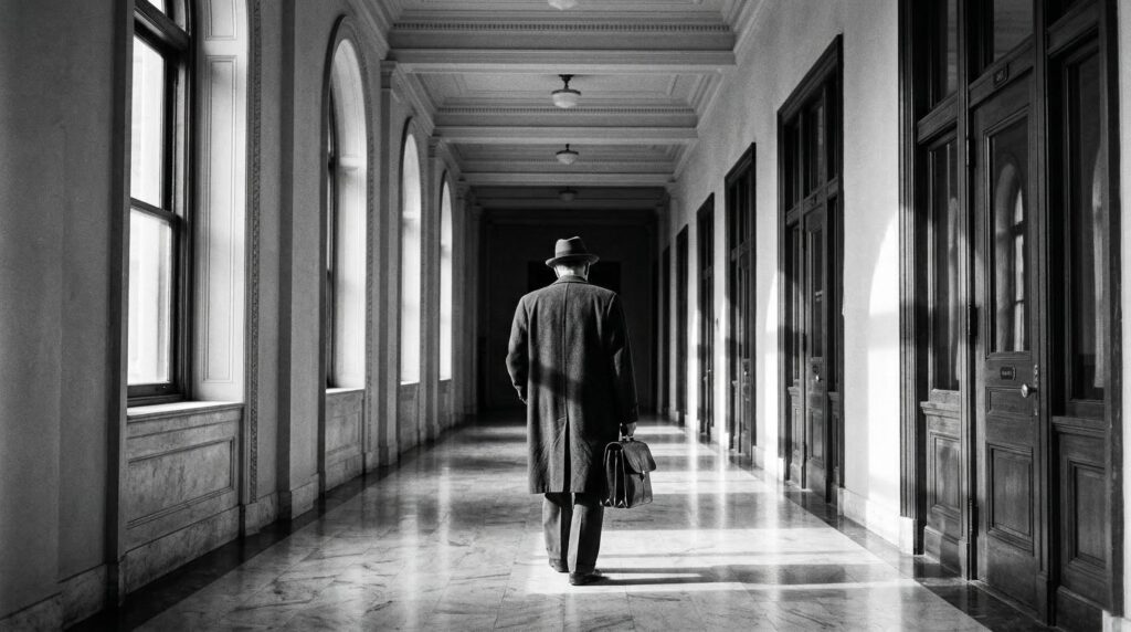 Machtmissbrauch Ministerium: Einsame Figur im Behördenflur – Kanzlei VON RÜDEN | HEYSE