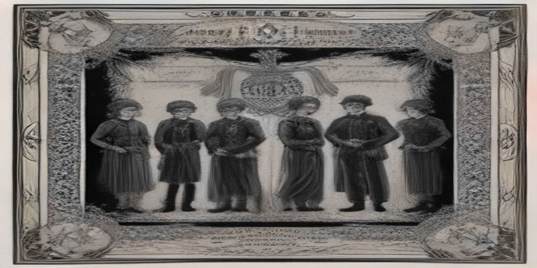 Historische Lithografie im Stil der 1920er Jahre: Mieter vor Berliner Altbauten und einem Gerichtsgebäude demonstrieren für bezahlbare Mieten.